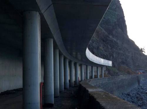 Open-Air Road Tunnel in Ribeira Brava